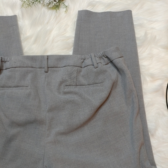 Talbots Grey High Waist Tailored Ankle Pant - Picture 10 of 12